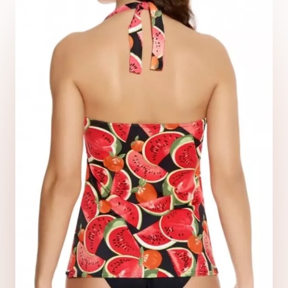 Freya Watermelon Underwired Tankini Swim 34F Top - Picture 8 of 8